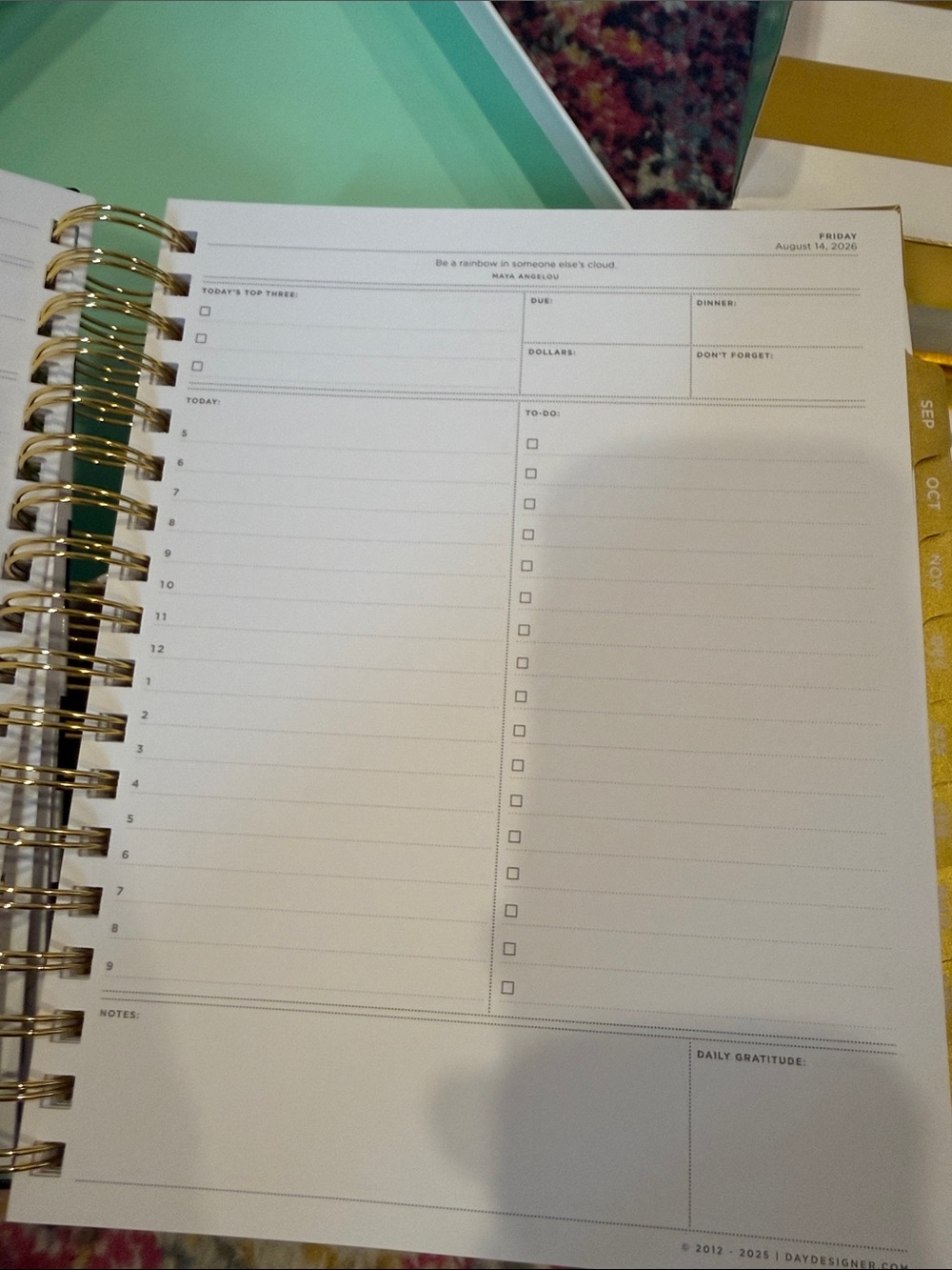 Day Designer July 26-June 27 calendar planner teacher - Picture 11 of 11